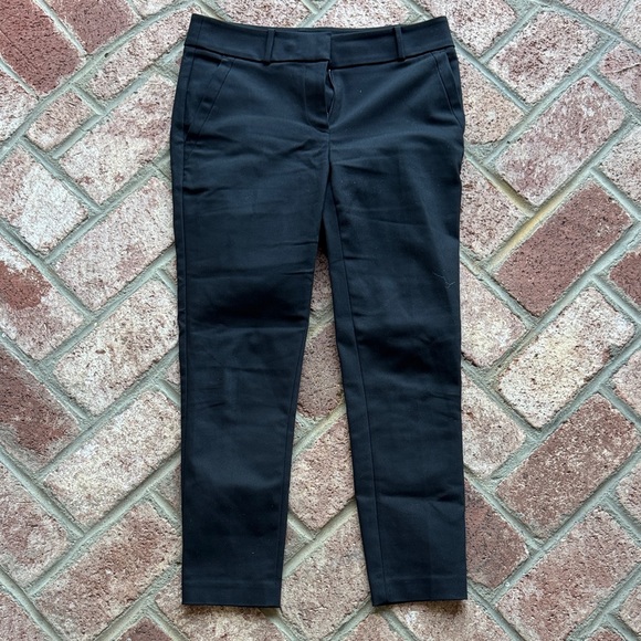 LOFT Pants - Loft Ann Taylor Marisa Skinny Black Trouser Work Pants 2 Petite (Hemmed)